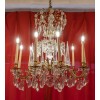 Grand Lustre à 10 bras de lumières attribué à Baguès 18
