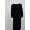 Christian Dior robe manteau velours et lurex VENDU SOLD 9