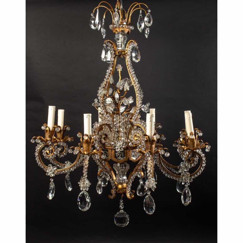 Chandelier from Maison Baguès. Circa 1950. 3