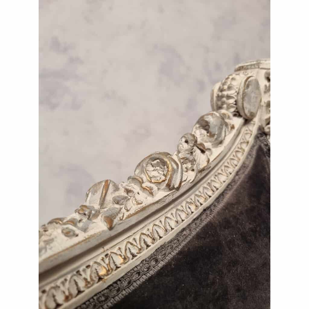 Canapé Style Louis XVI – Riche Sculpture – Bois Patiné – 19ème 12