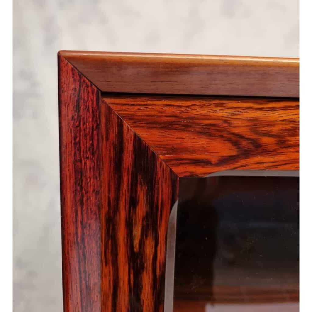 Vitrine De Style Scandinave – Travail Français – Palissandre De Rio – Ca 1960 13