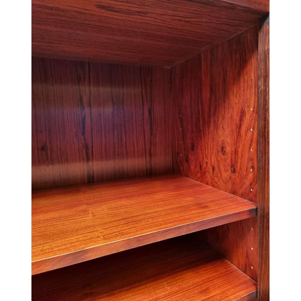 Vitrine De Style Scandinave – Travail Français – Palissandre De Rio – Ca 1960 11