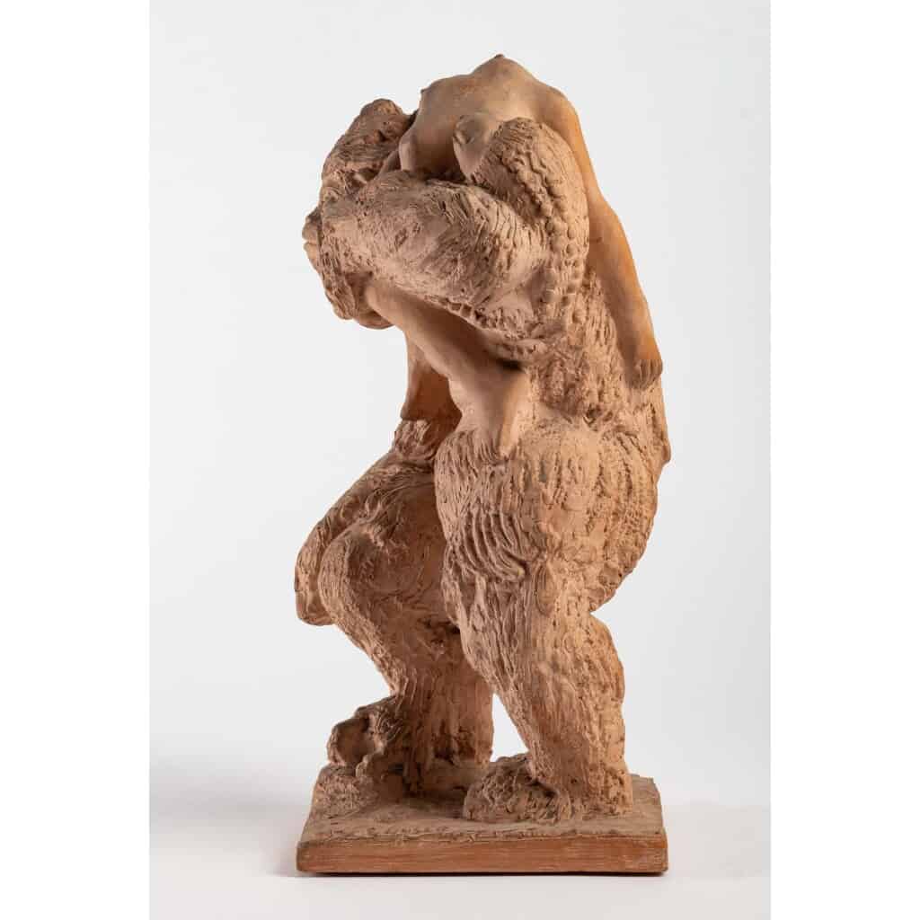 Honoré Sausse (1891 - 1936): Yeti carrying his captive. 8