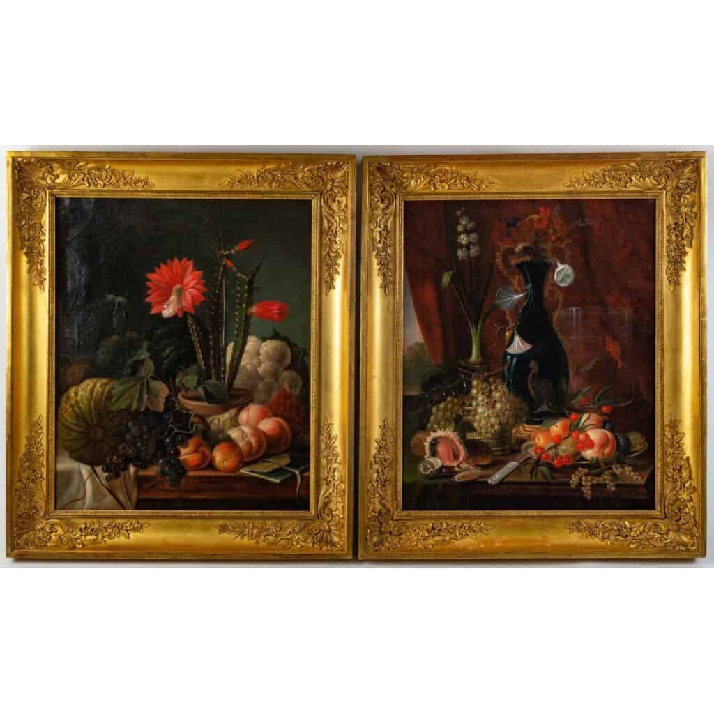 Pair of Still Life. LC 1835 3