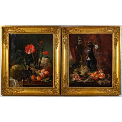 Pair of Still Life. LC 1835