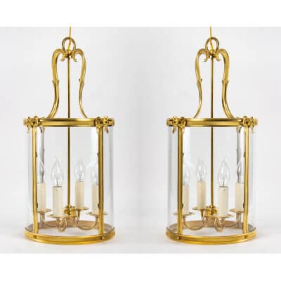 Pair of Louis style lanterns XVI.