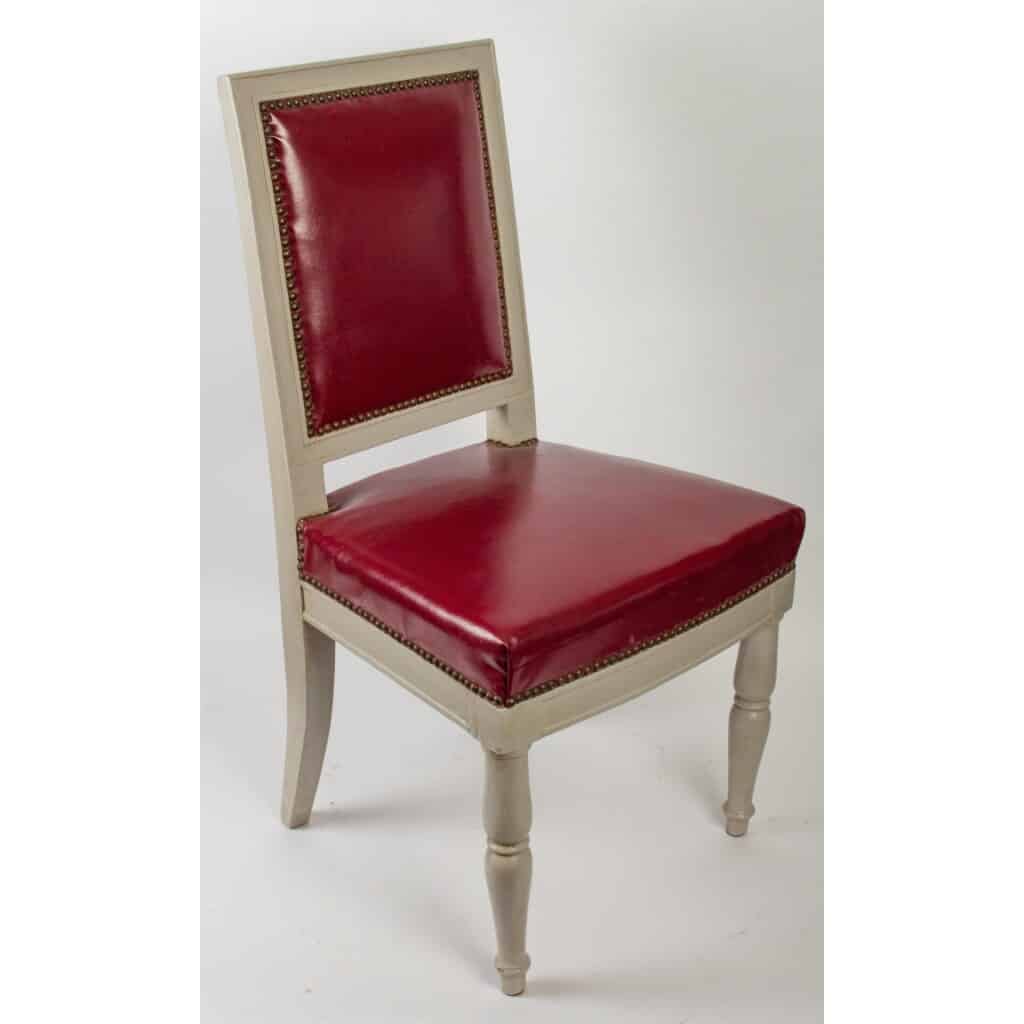 Pair of chairs from the 1st Empire period (1804 - 1815). 5