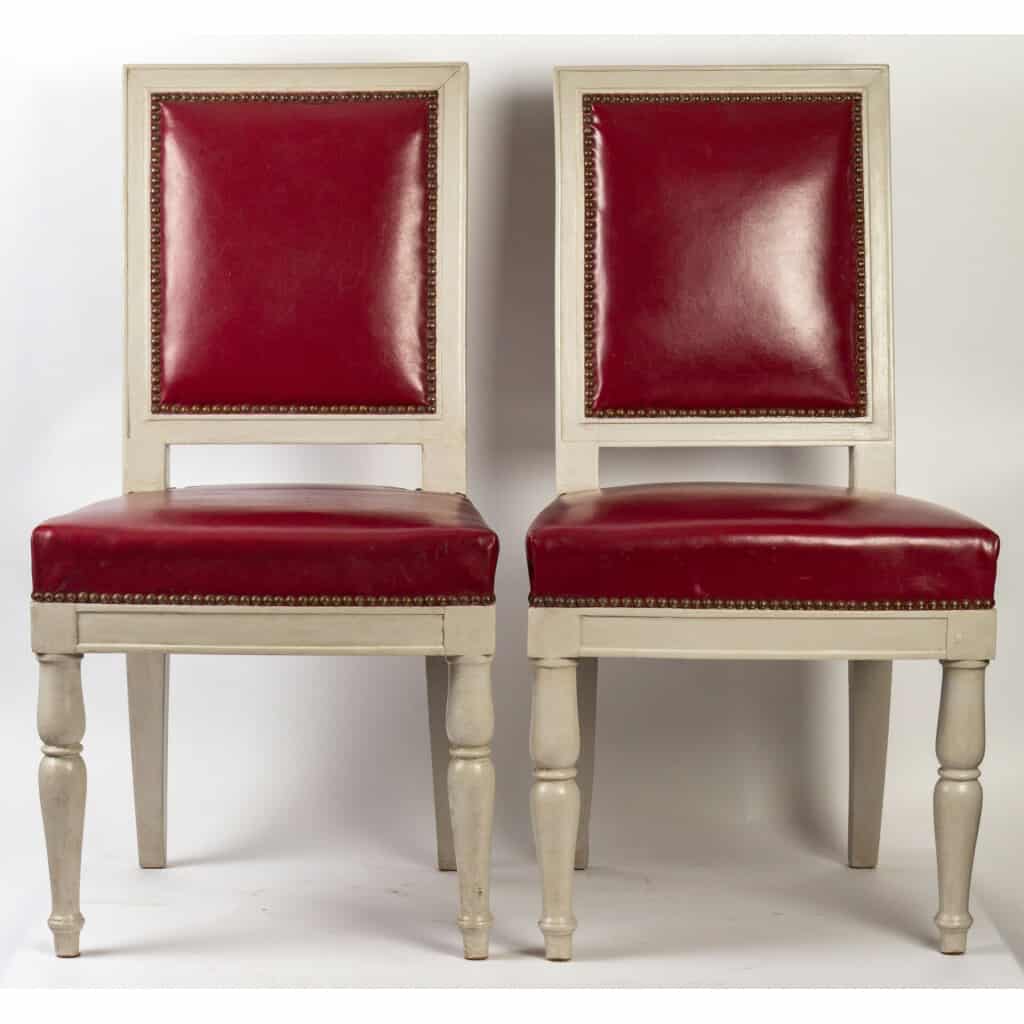 Pair of chairs from the 1st Empire period (1804 - 1815). 3