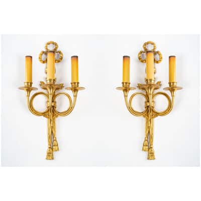 Pair of Louis style sconces XVI.