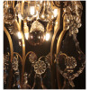 Lustre aux fruits en cristal taillé et bronze doré, XIXe 27