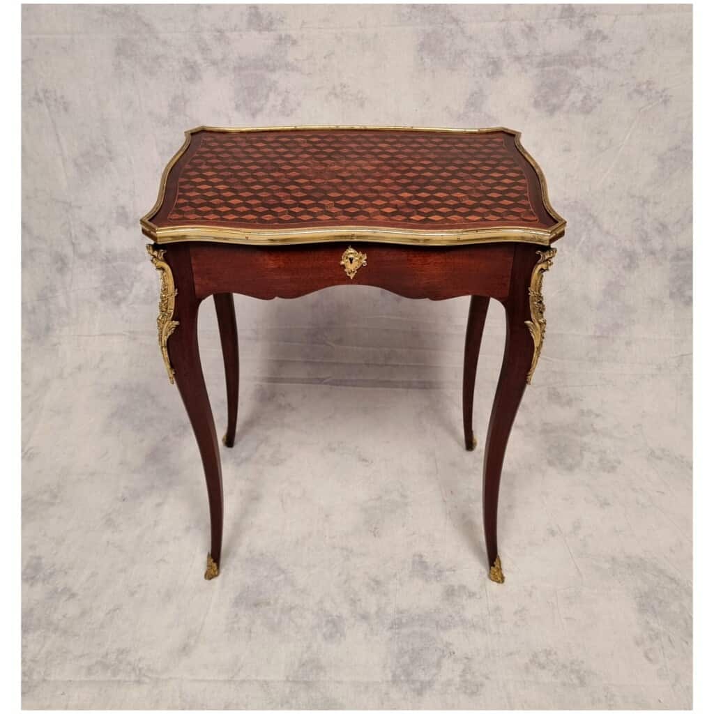 Regency Style Writing Table – dlg François Linke – Violet Wood – 19th 8