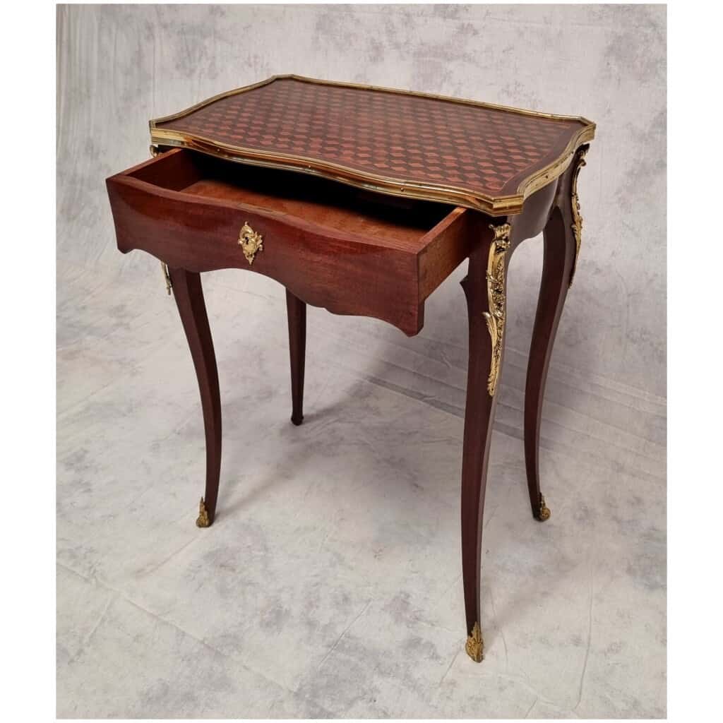 Regency Style Writing Table – dlg François Linke – Violet Wood – 19th 5