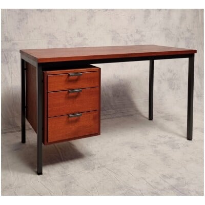 Bureau Moderniste d’Herbert Hirche pour Holzapfel – Teck – Ca 1960 3