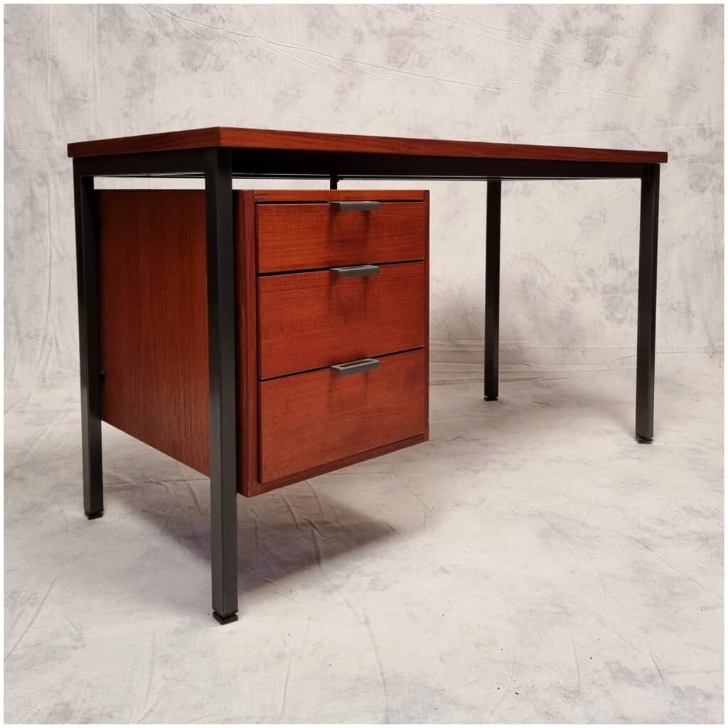 Bureau Moderniste d’Herbert Hirche pour Holzapfel – Teck – Ca 1960 7