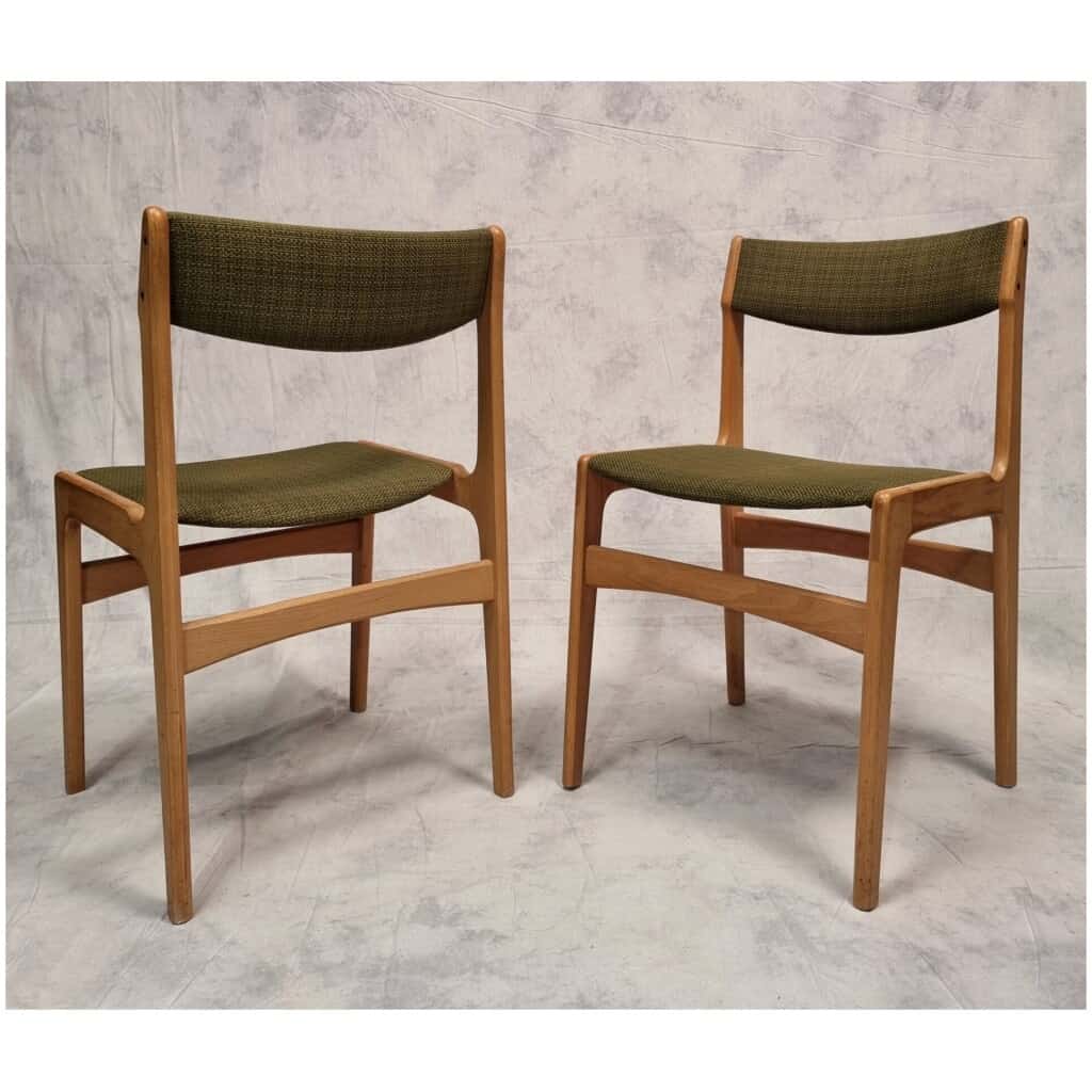 Series of Six Scandinavian Chairs – Erik Buch – Oak – Ca 1960 7