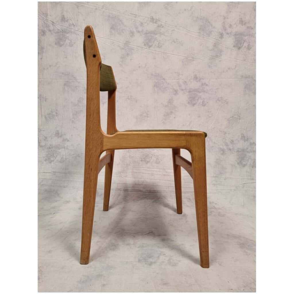 Series of Six Scandinavian Chairs – Erik Buch – Oak – Ca 1960 10