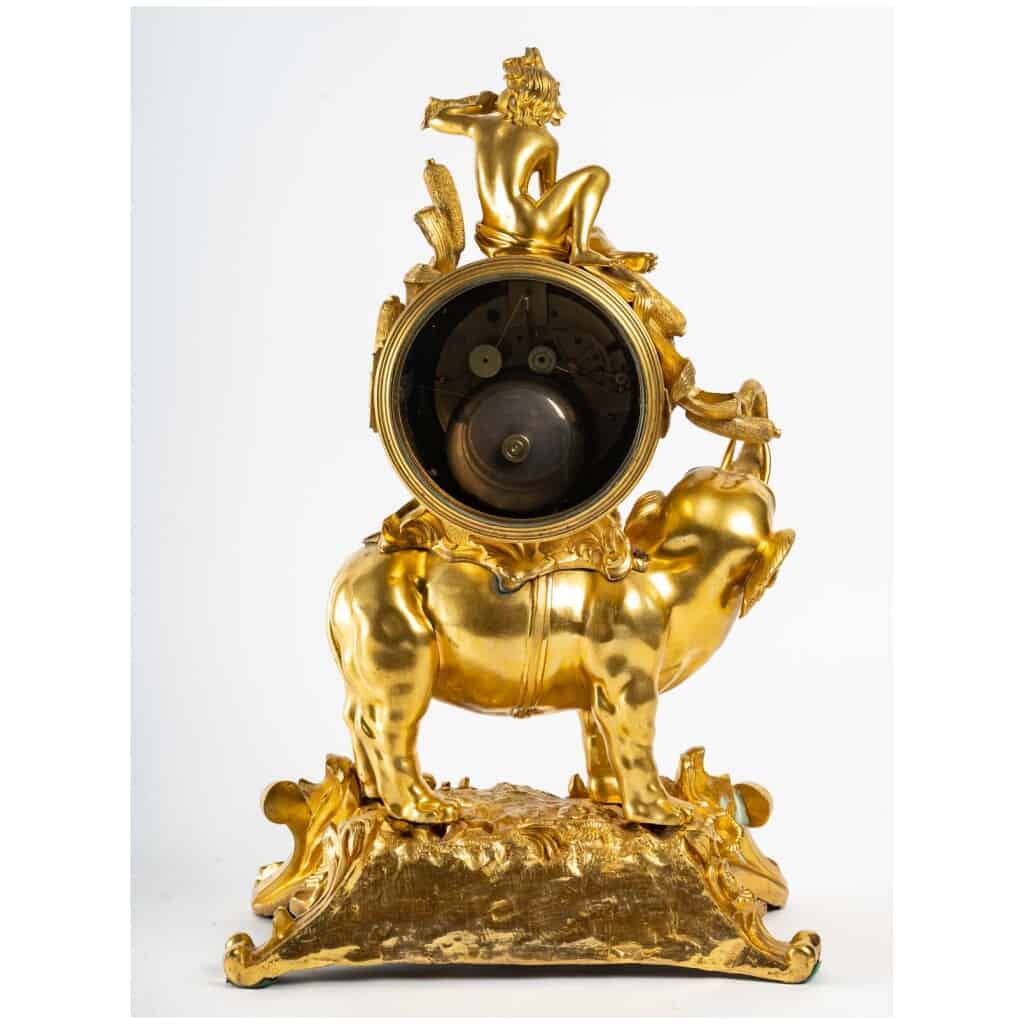 Louis XV style clock. 8
