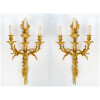 Paire d’appliques de style Louis XVI datées de 1881. 21