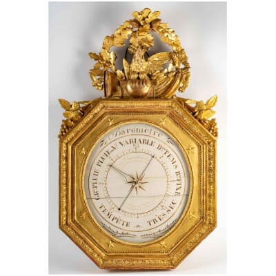 Barometer from the 1st Empire period (1804 - 1815). 3