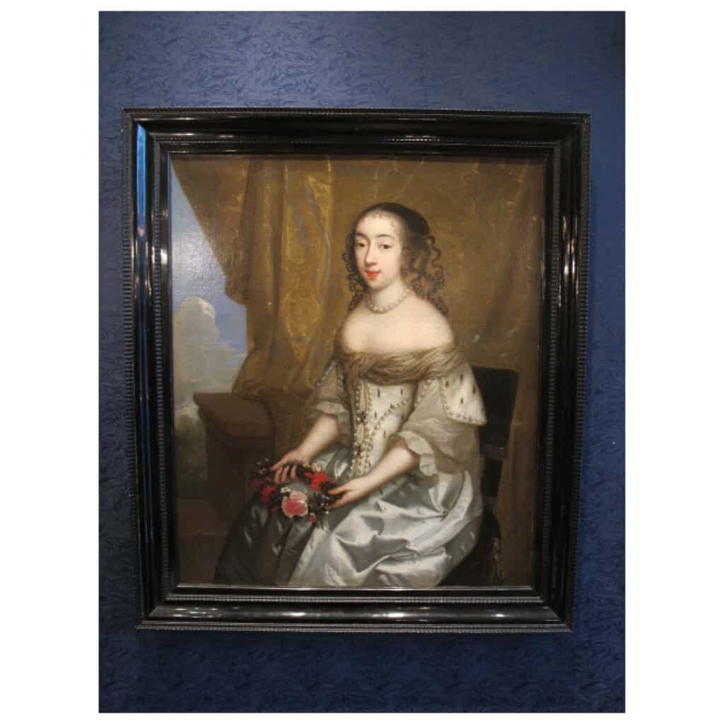 Charles Beaubrun (1604 – 1694): Portrait d’Henriette d’Angleterre, duchesse d’Orléans. 8