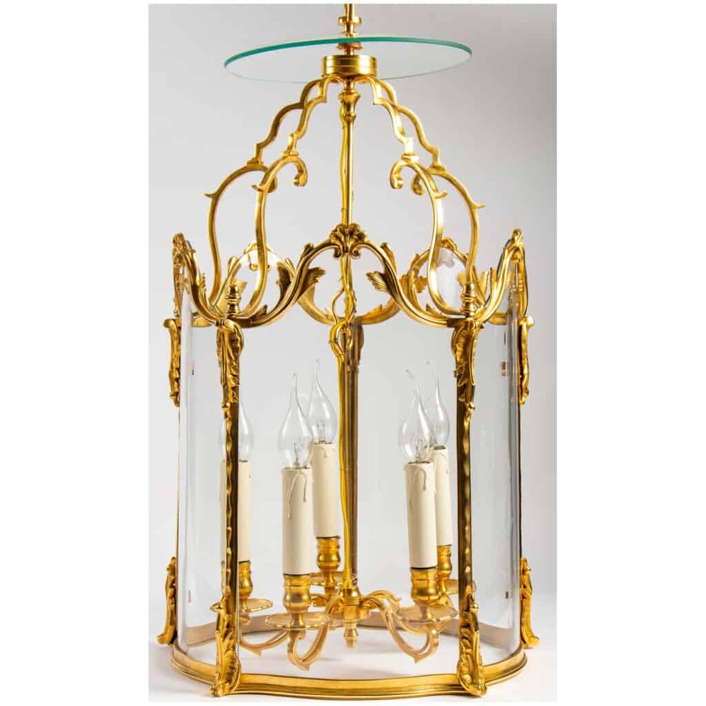 Pair of Louis XV style lanterns. 4