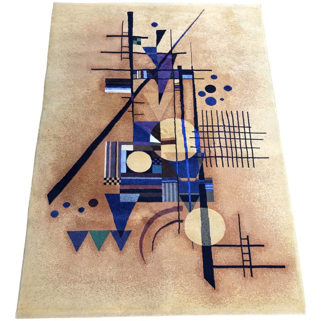 KANDINSKY Vassily d’après Composition abstraite Tapis en laine 5