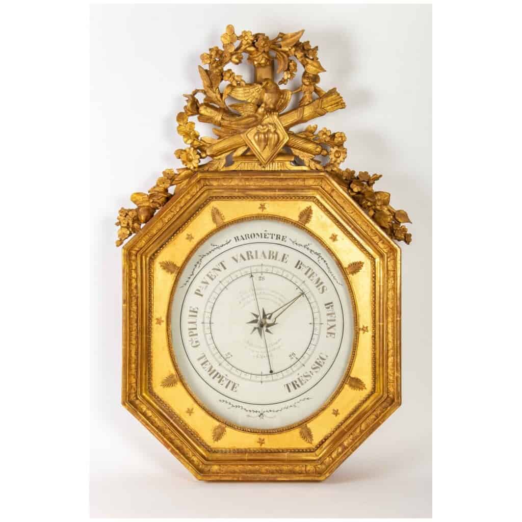 Barometer from the 1st Empire period (1804 - 1815). 3