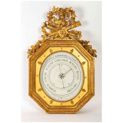 Barometer from the 1st Empire period (1804 - 1815). 3