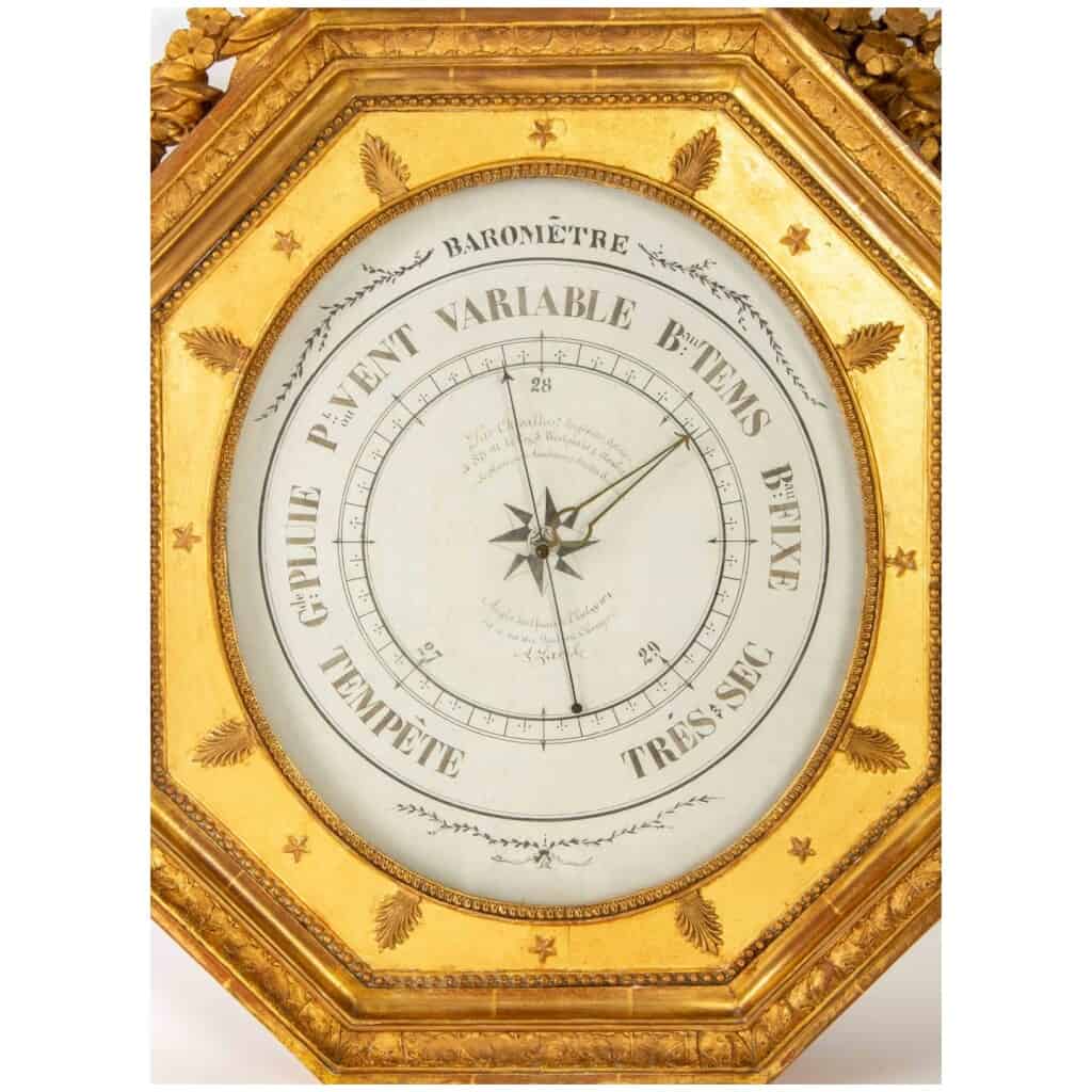 Barometer from the 1st Empire period (1804 - 1815). 4