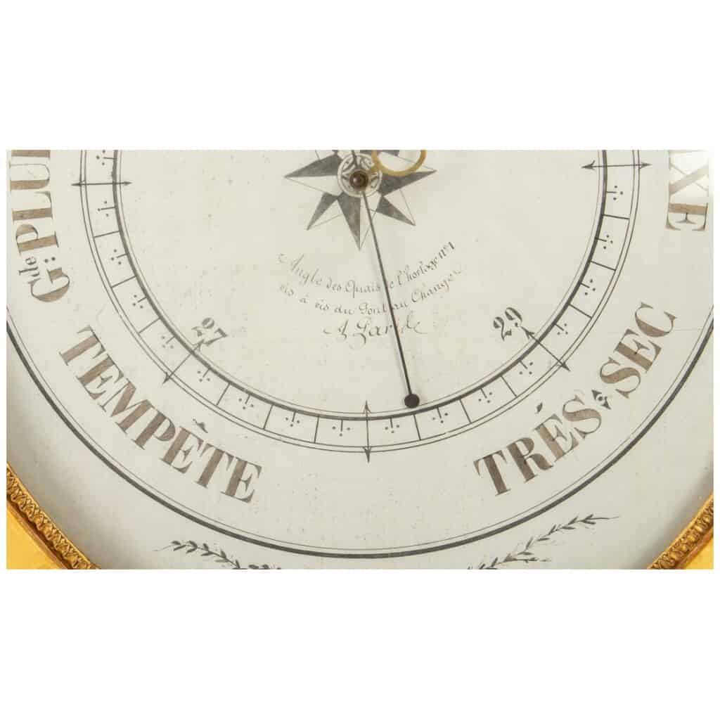 Barometer from the 1st Empire period (1804 - 1815). 7