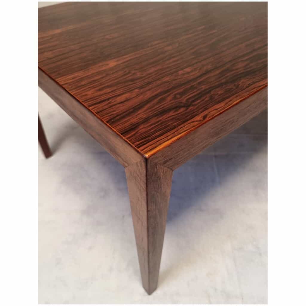 Coffee table by Séverin Hansen for Haslev Møbelsnedkeri – Rosewood – Ca 1960 10