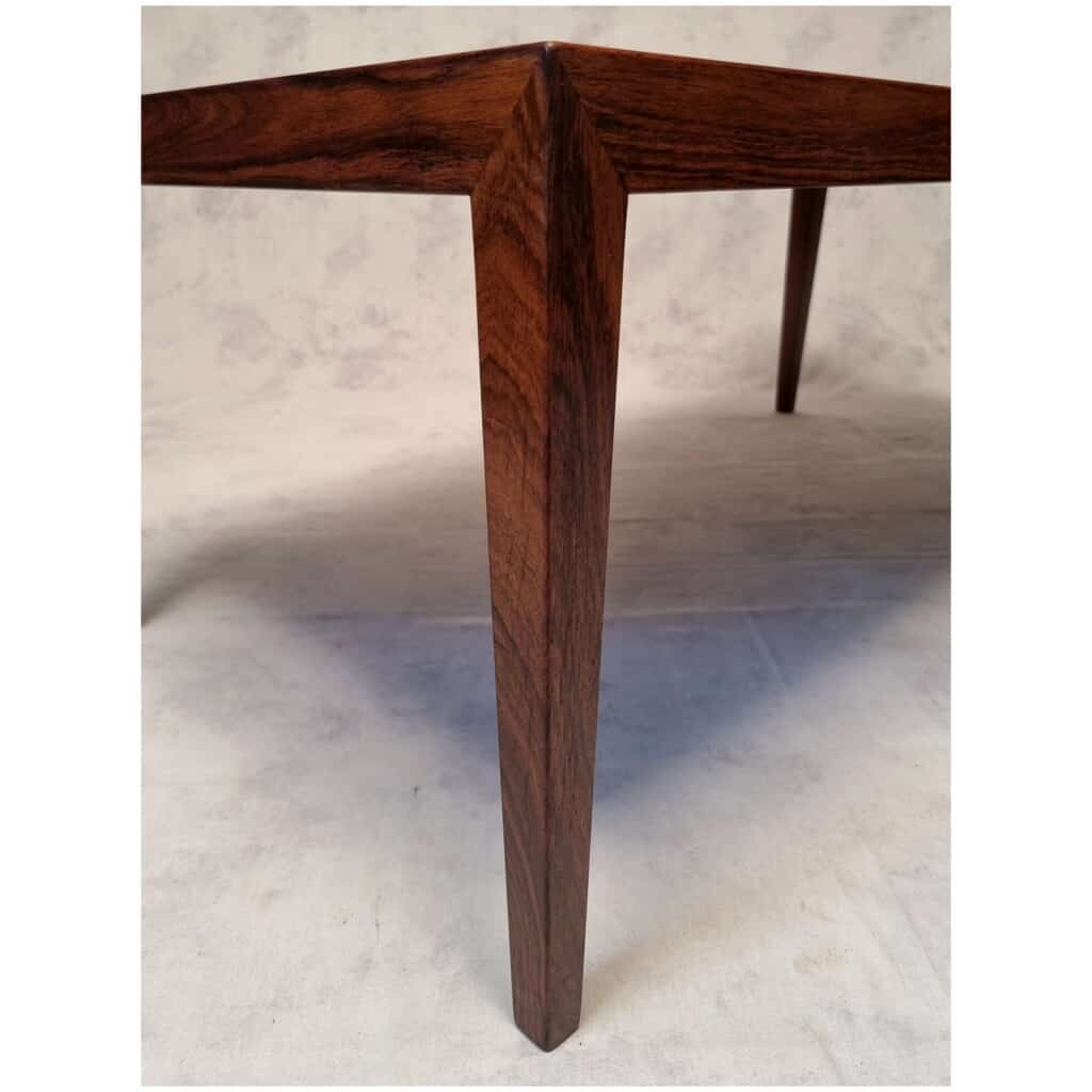 Coffee table by Séverin Hansen for Haslev Møbelsnedkeri – Rosewood – Ca 1960 11