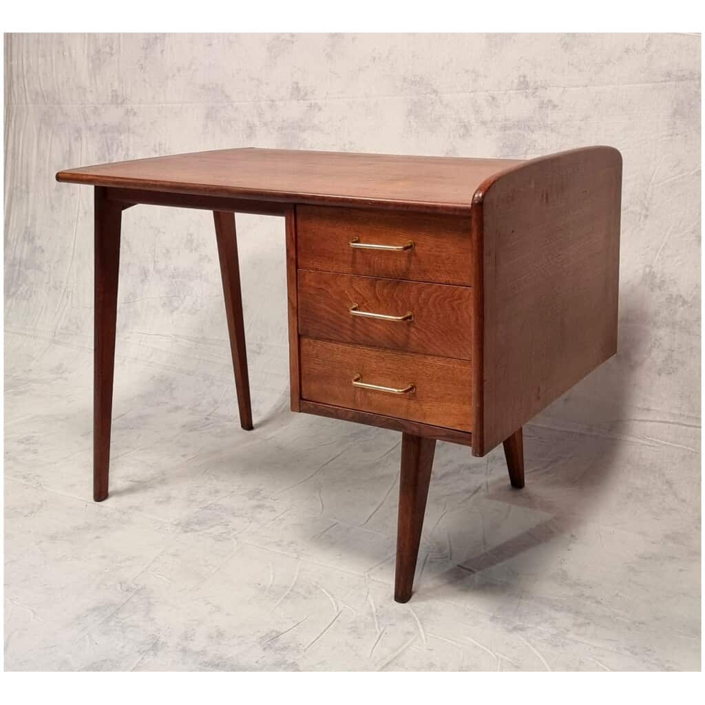 Bureau Époque Reconstruction – Chêne – Ca 1950 3