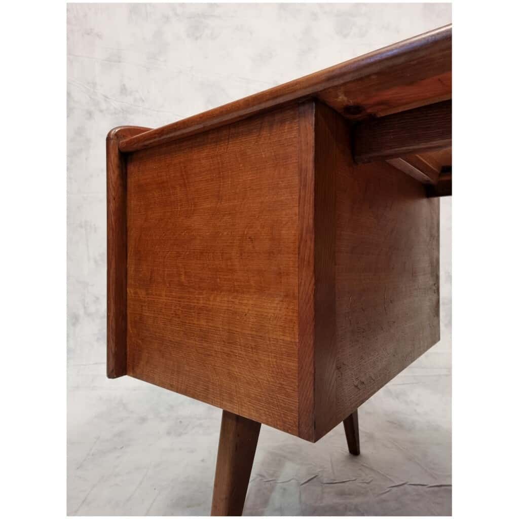 Reconstruction Period Desk – Oak – Ca 1950 15