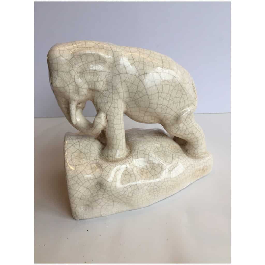 Art deco elephant bookends 6