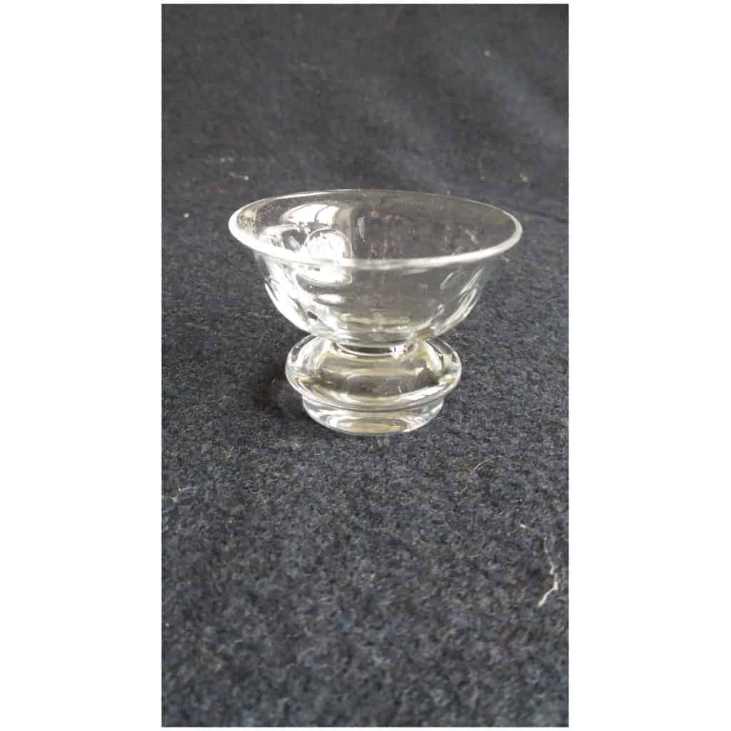 Pair of crystal salt cellars (price per pair) 5