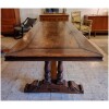 Table De Monastère à Pieds Balustre de Style Louis XIII – Noyer – 20ème 19
