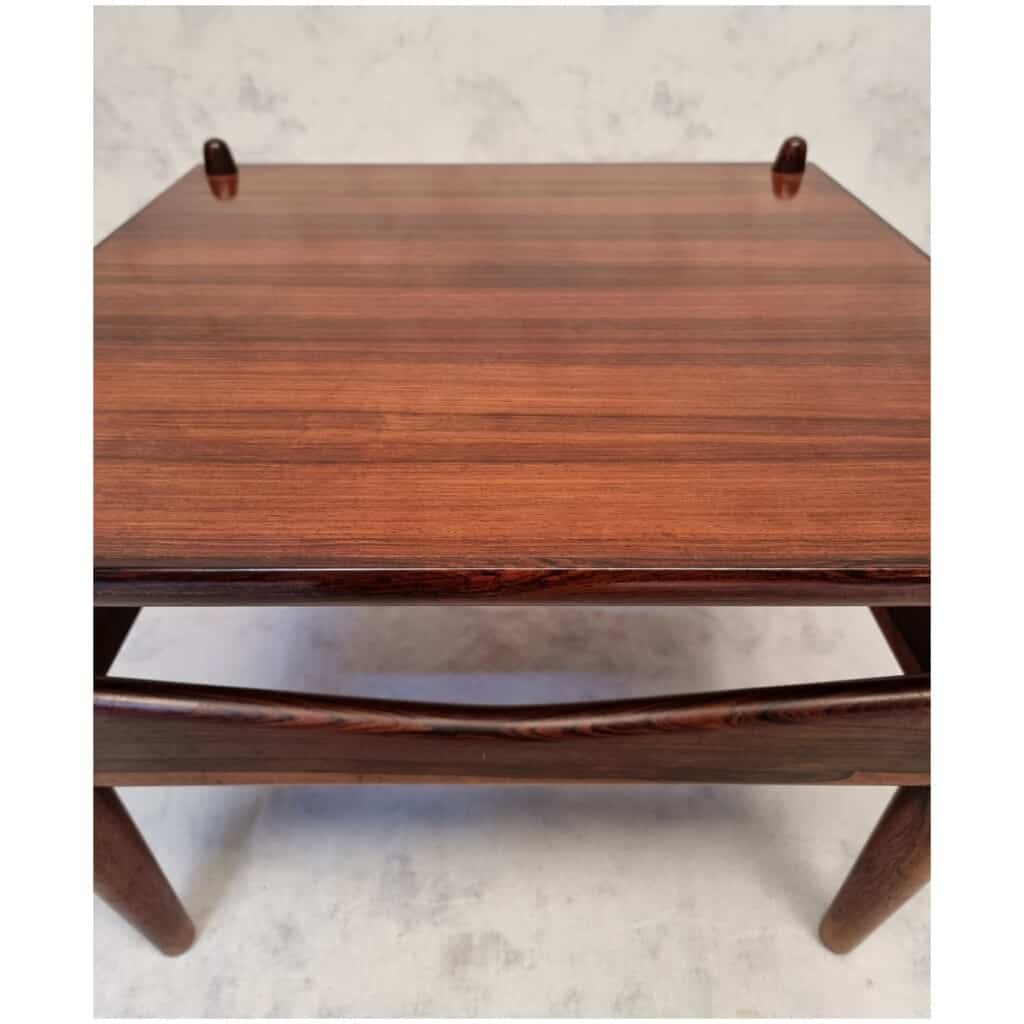 Paire de Tables d’Appoint d’Illum Wikkelsø – N°272 – Palissandre – Ca 1950 11