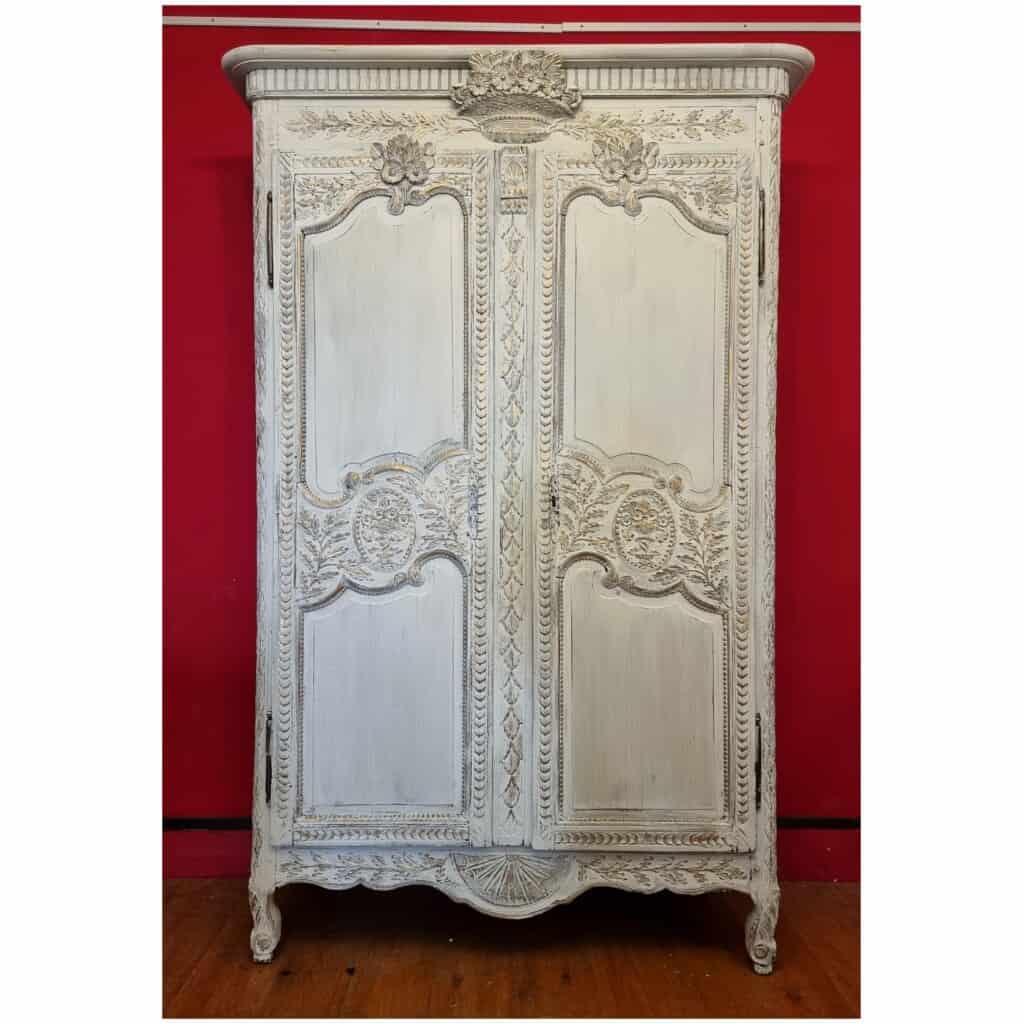 Armoire Normande De Mariage Époque Louis XV – Chêne – 18ème 3