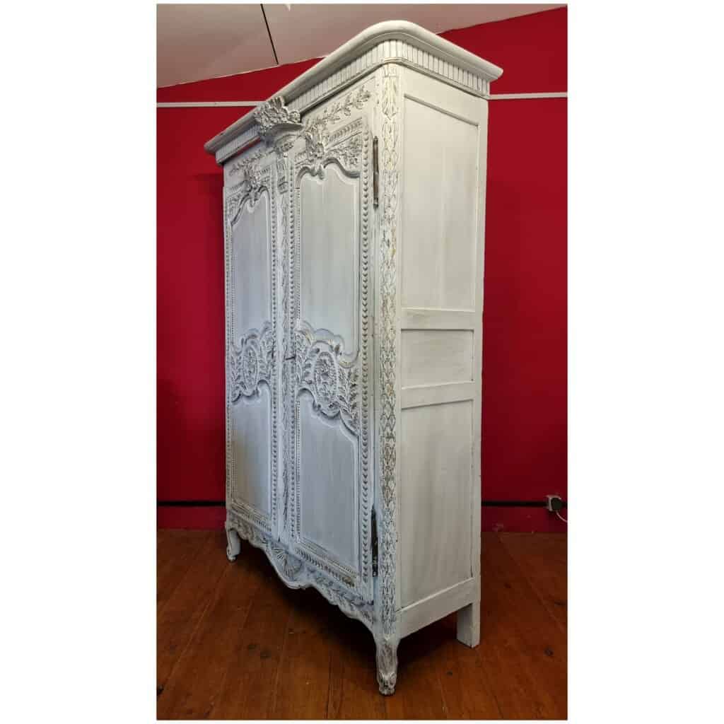 Armoire Normande De Mariage Époque Louis XV – Chêne – 18ème 5