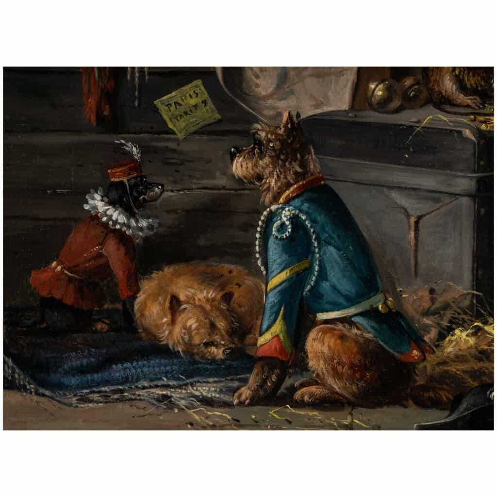 Henri Joseph Gommarus Carpentero (1820-1874) Les Animaux Du Cirque. 5