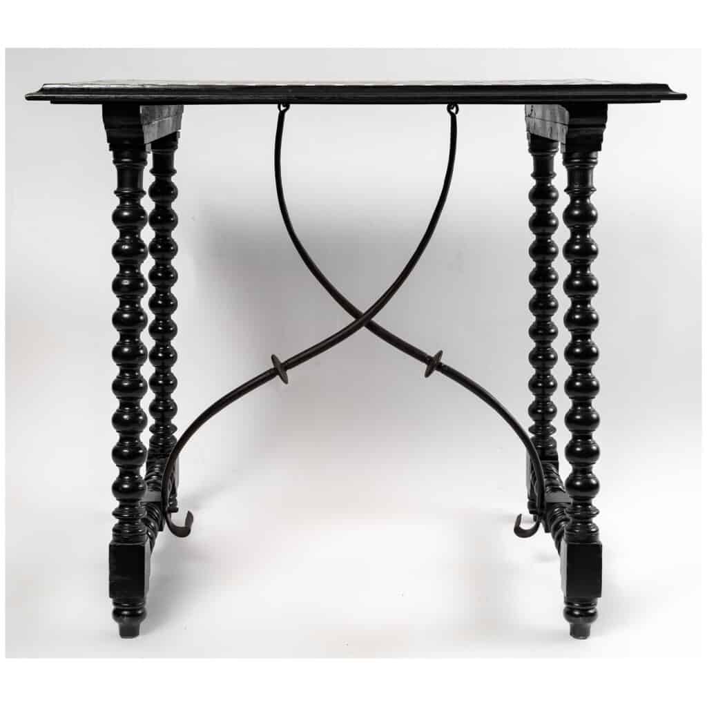 Spanish table. XIXth Century. 6