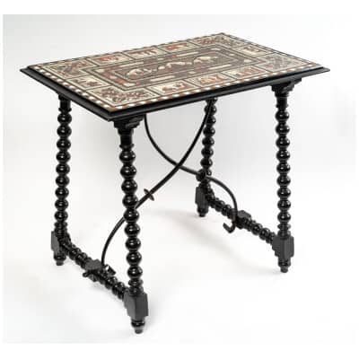 Spanish table. XIXth Century.