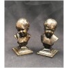 Sculptures En Bronze : Jean Qui Rit Et Jean Qui Pleure 9