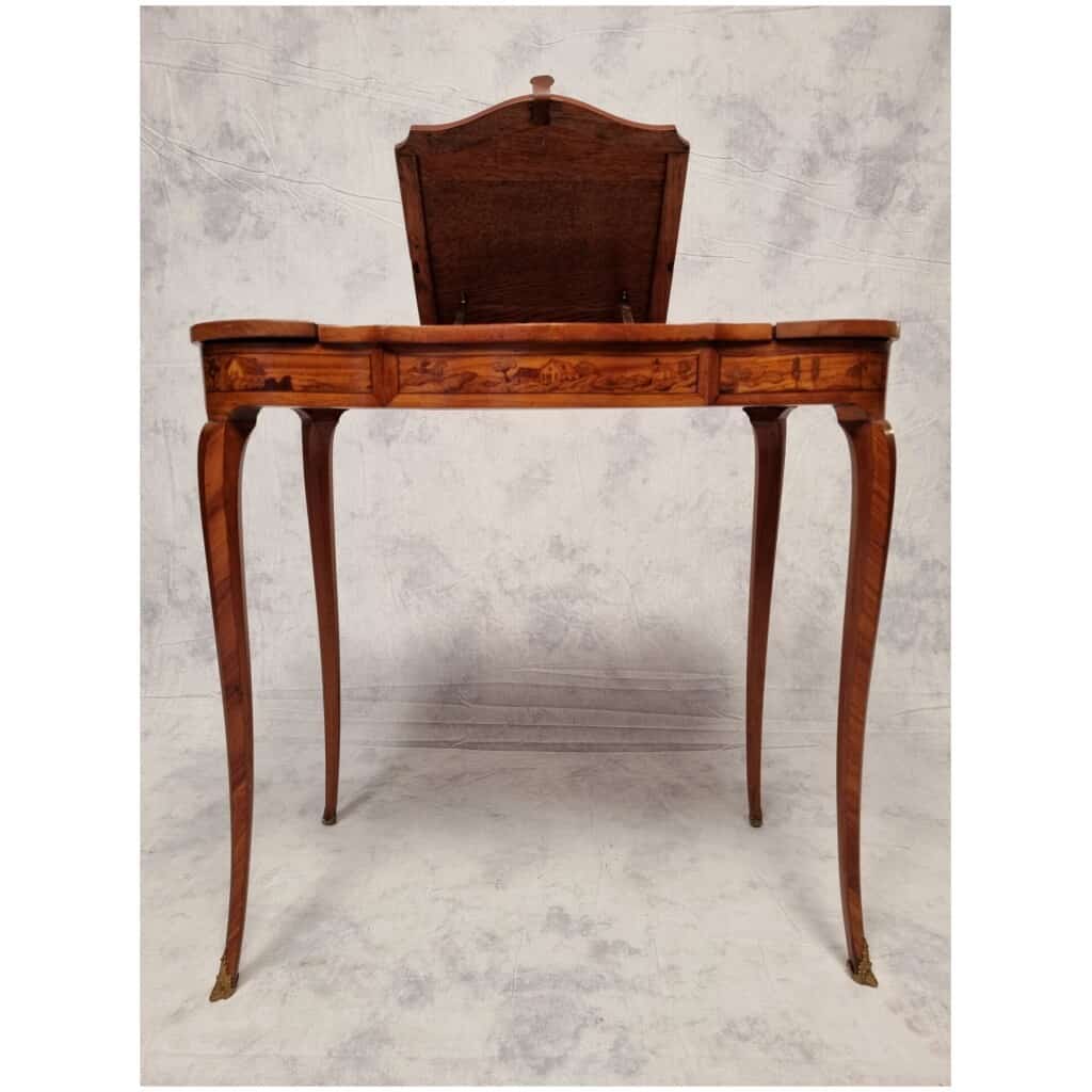 Table à Écrire de style Louis XV – Bois De Rose – 19ème 16