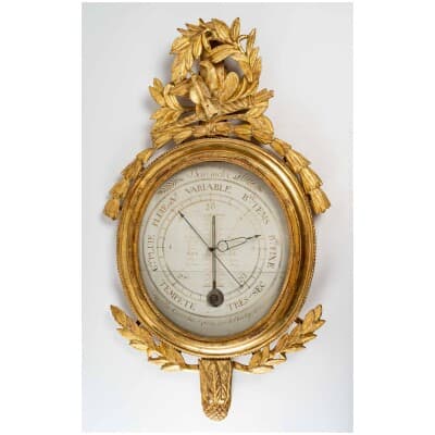 Louis period barometer - thermometer XVI (1774 - 1793).