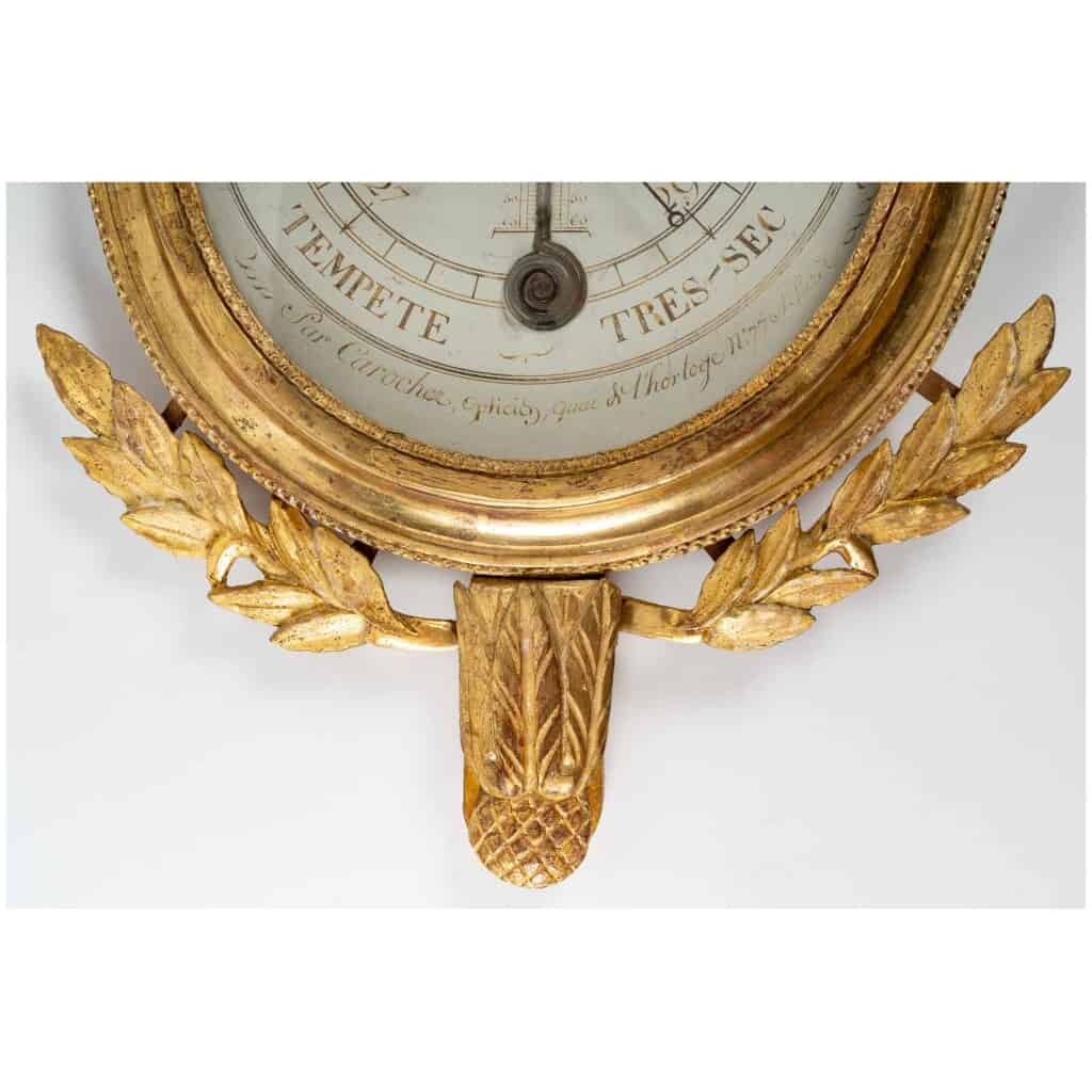 Louis period barometer - thermometer XVI (1774 – 1793). 7