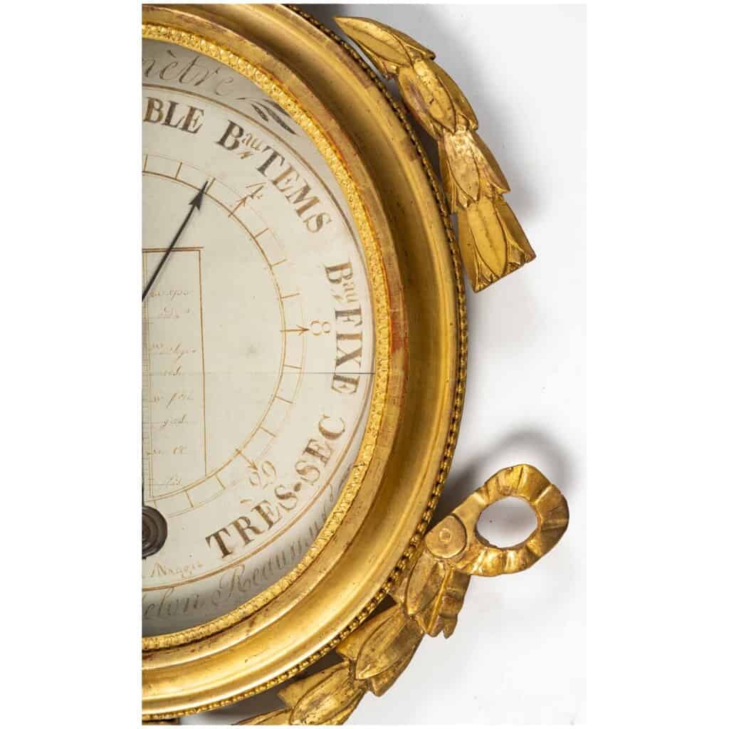 Baromètre – thermomètre d’époque Louis XVI (1774 – 1793). 7