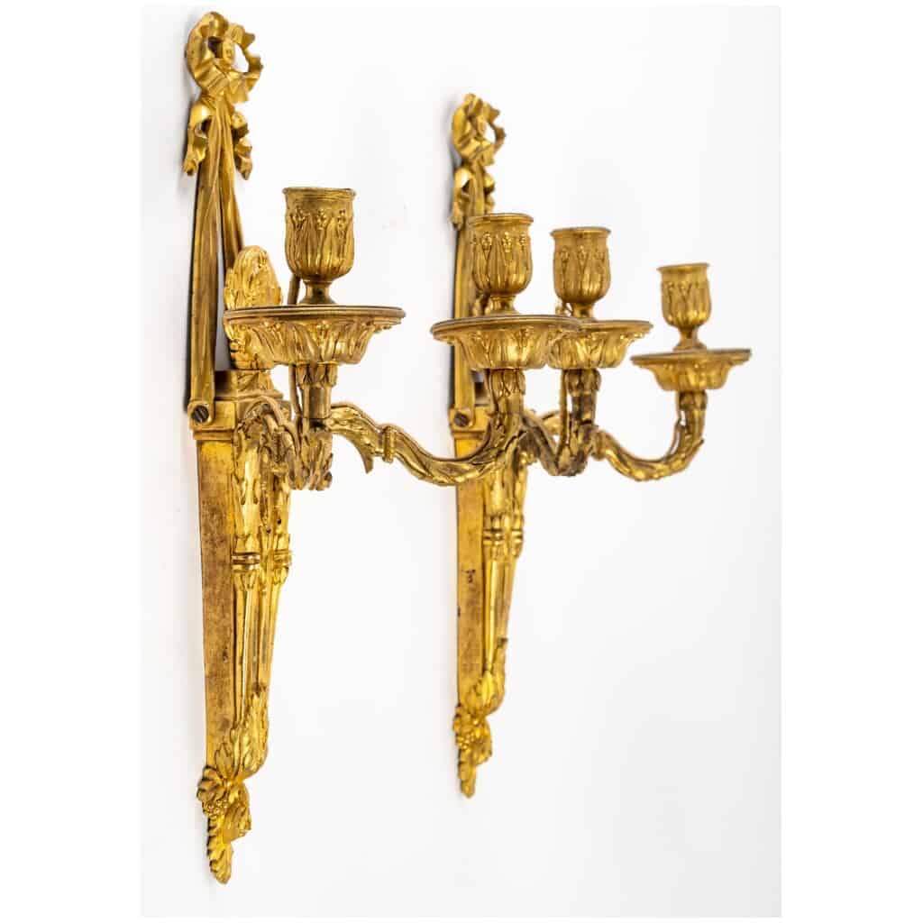 PAIR OF LOUIS PERIOD Sconces XVI (1774 – 1793). 5