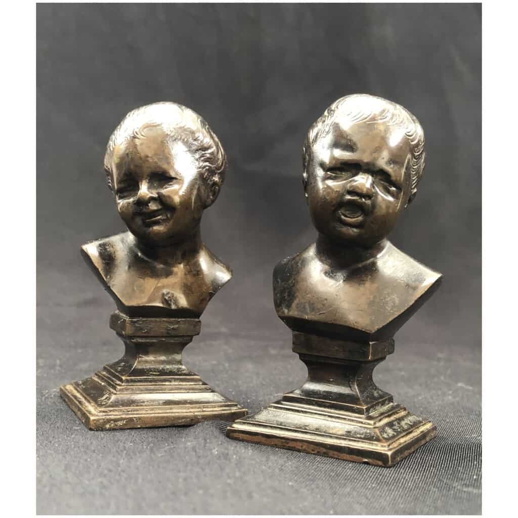 Sculptures En Bronze : Jean Qui Rit Et Jean Qui Pleure 7
